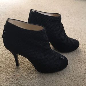 Ankle High Chanel Booties